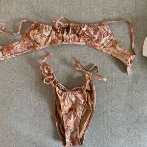 Xhilaration Floral Print Bikini Set